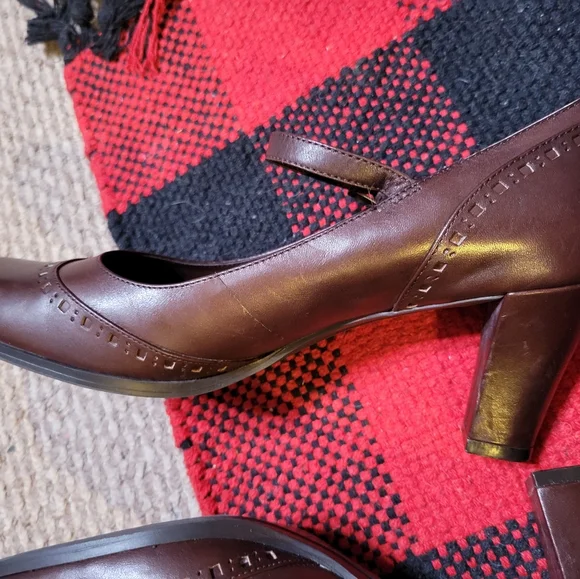 Etienne Aigner Nadine strap retro look heel size 7M - Picture 7 of 10